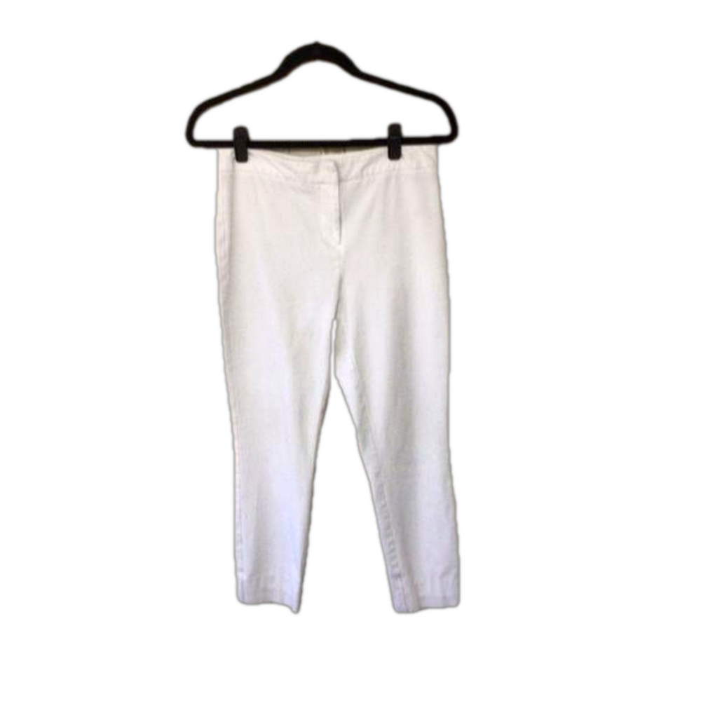 Metaphor White Stretch Pants 6